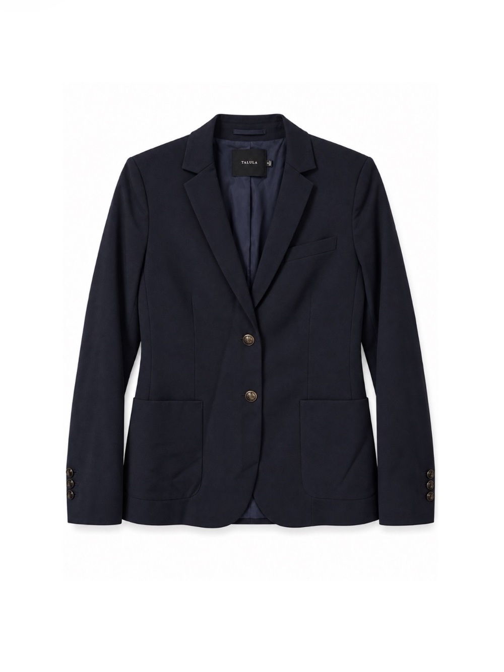 Aritzia Talula Wool Blend Exeter Blazer - Navy, Size 4
